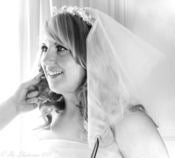 Image of Vintage Button Veil Headband