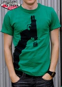 Image of FAILED $UI¢IDE Tee (BLACK on GREEN)