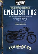 Image of English 102, DVD Workshop Manual  IN STOCK!!
