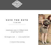 Image of Save The Date card templates