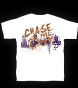 Image of ChaseThis City Logo On White T-Shirt