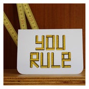 Image of YOU RULE by Katydid