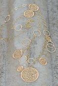 Image of Kimberly Le Gold Wired Hoop Necklace