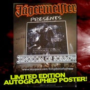 Image of Kingdom Of Sorrow Limited Edition Autographed Poster