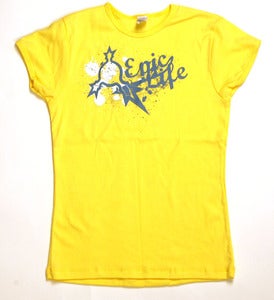 Image of Girl's Yellow Baby Tee