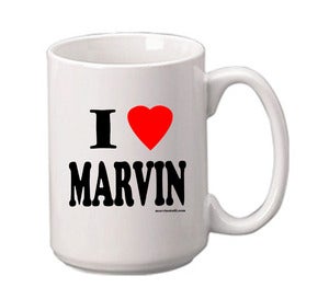 Image of Mug I heart marvin