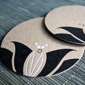 Image of white lotus coaster | 8pk