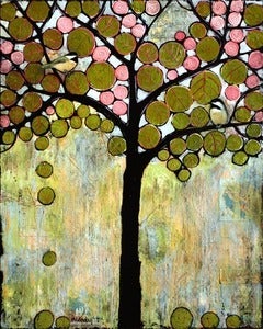 Image of Chickadee Tree Signed Print
