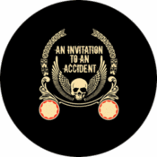 Image of An Invitation To An Accident - Pin Badges ( Pack of 15)