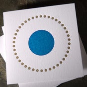 Image of turquoise dot | single