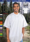 Image of PRO CLUB WHOLESALE ADULT SHORT SLEEVE (HEAVYWEIGHT) Sizes 2X and 2X-Tall (per. Dozen)