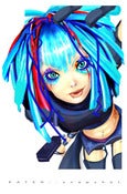 Image of Harajuku Girl -"CyberGirl"- 13"x19" PRINT
