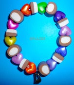 Image of Dinky Dollies Fudge Hearts Bracelet