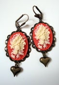 Image of Boucles d'oreilles Baroques Pivoine