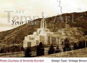 Image of Draper Utah LDS (Mormon) Temple Art 001