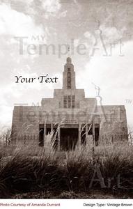 Image of Draper Utah LDS Mormon Temple Art 003 - Personalized LDS Temple Art