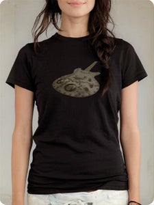 Image of Organic Women's Short Sleeve Tee-Machine in Black