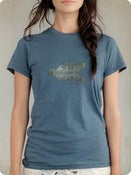 Image of Organic Women's Short Sleeve Tee-Headstock in Ocean
