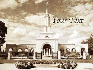 Image of Sacramento, CA LDS (Mormon) Temple Art 001