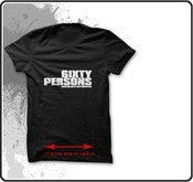 Image of 6ixty Persons Black T-Shirt