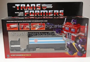 Image of G1 Unofficial Replica Optimus Prime (Rare Black Version)