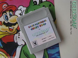 Image of Handheld Game Cartridge Guest Soap GEEKSOAP