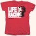 Image of Life Is Racing Tee - Vintage Red