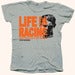 Image of Life Is Racing Tee - Grey Marl