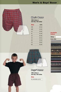 Image of BOXERS SIZES 4X (per. Dozen)