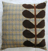 Image of brown leaves pillow