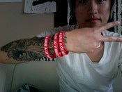 Image of "I listen to" wristband 