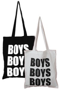 Image of BOYS BOYS BOYS<br>LOGO TOTE BAG
