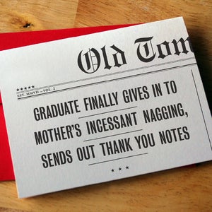 Image of Thank You (From Grad), H-16