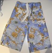 Image of tom boy pants small 6 month to 2 years floral