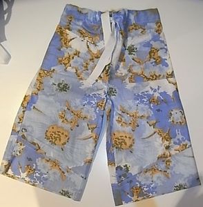 Image of tom boy pants small 6 month to 2 years floral