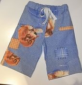 Image of tom boy pants  Quirky 70's fabric