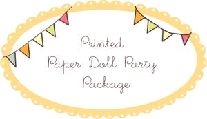 Image of Paper Doll Party Package