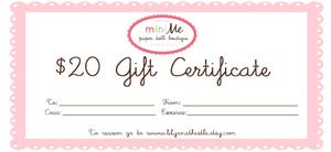 Image of Gift Certificate - 20 USD