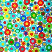 Image of Confetti on White no4 - Original Painting on Wood