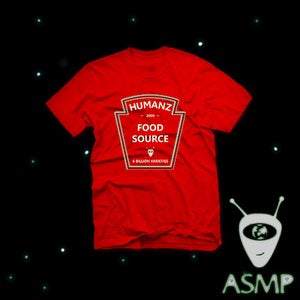 Image of Aliens Stole My Planet - Humanz (Red)