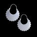 Image of Daisy Hoops | Silver