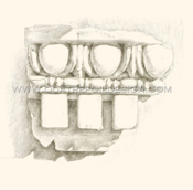 Image of Architectural Rendering: Egg and Dart Fragment (limited edition)