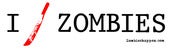 Image of I Machete Zombies Sticker