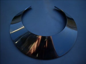 Image of Bib Lucite Collar Black