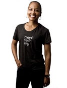 Image of "Manifesting" - girly tee