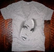 Image of Fitted premium V-neck Men/Women's - Gray