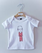 Image of "headphones" baby t-shirt - camiseta bebé "cascos"