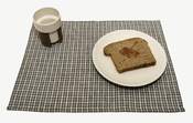 Image of Linen Placemat-Blue and White Checkered