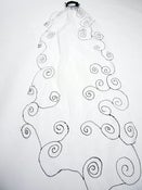 Image of Corpse Bride Veil and Headpiece Only