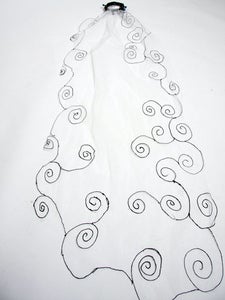 Image of Corpse Bride Veil and Headpiece Only